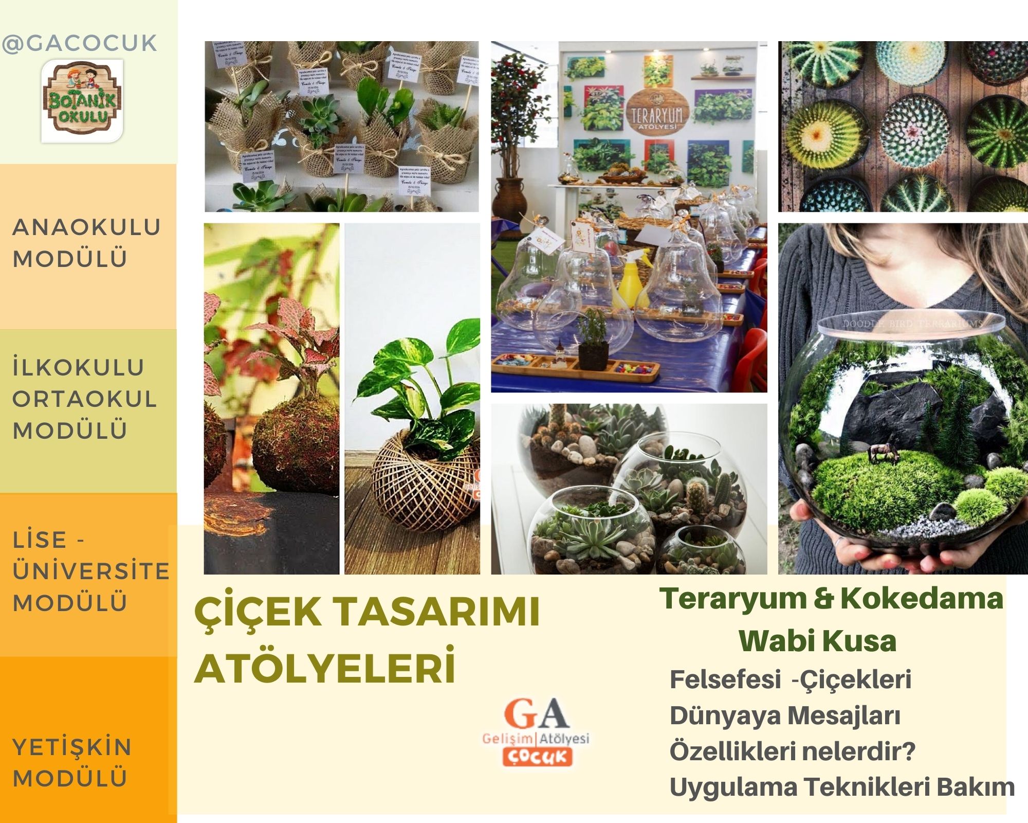 Çiçek Tasarımı Atölyeleri 